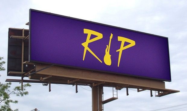 Prince tribute on billboards nationwide has Michigan connection