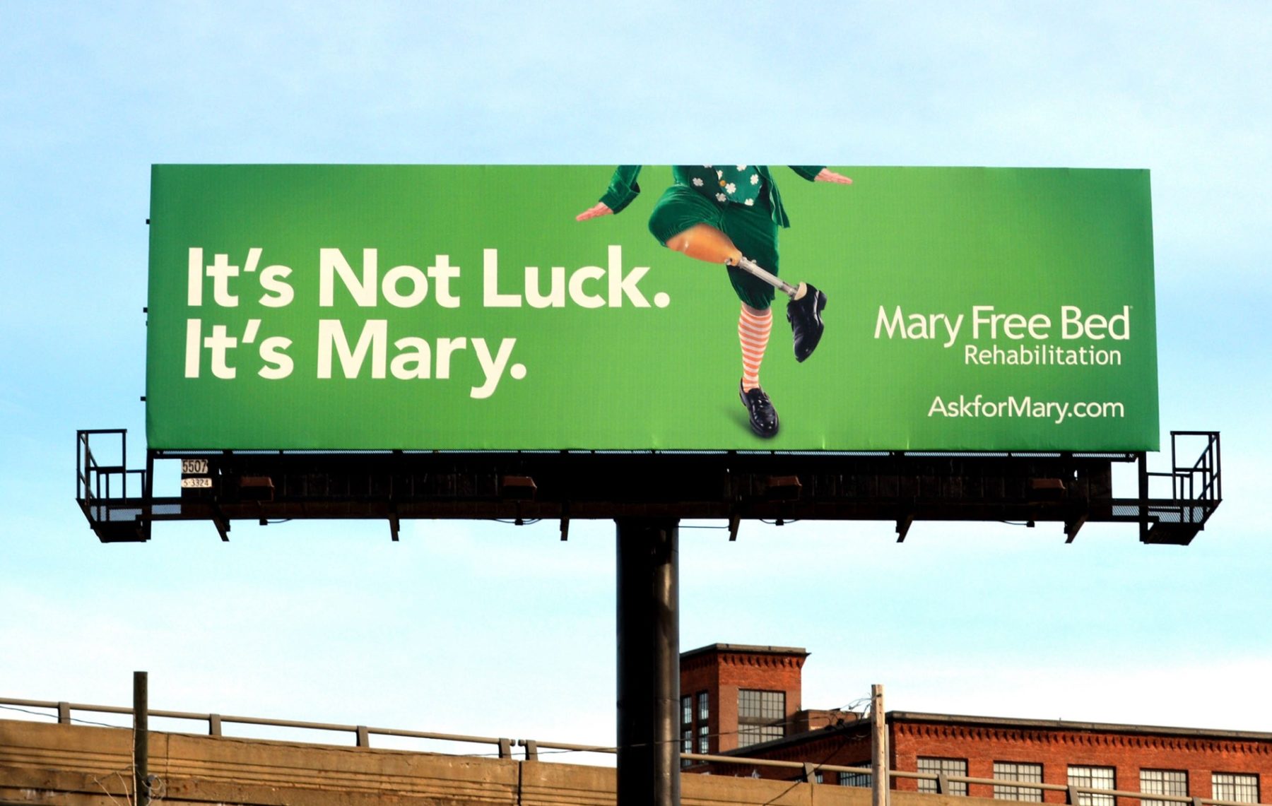 It's Not Luck. It's Mary. Billboard