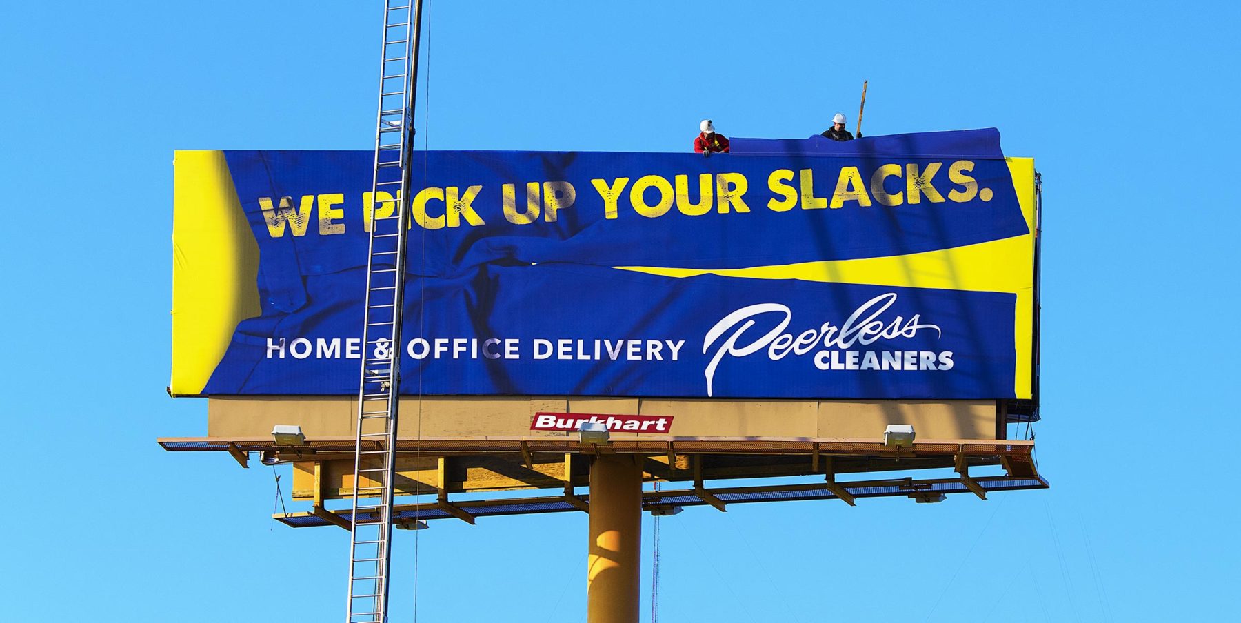 Peerless Cleaners - We pick up your slacks 
