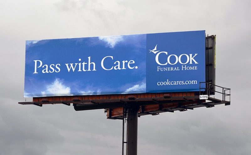 Cook Funeral Home OOH Pass with Care