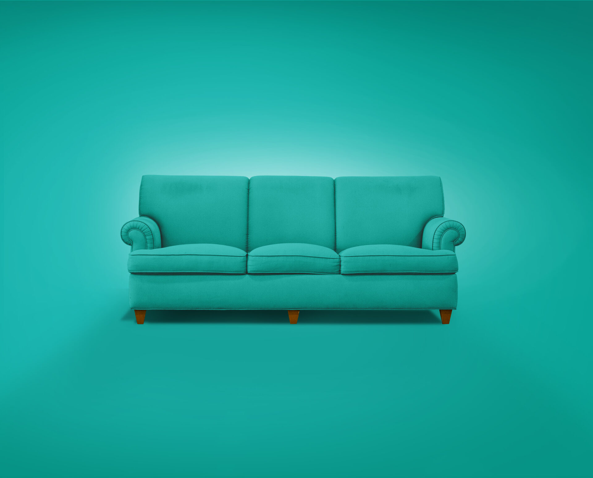 Visual of a couch used in YMCA campaign