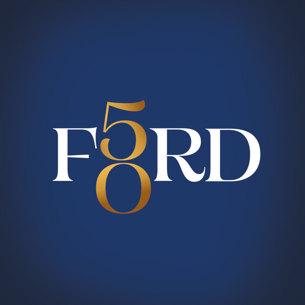 Ford 50 logo design