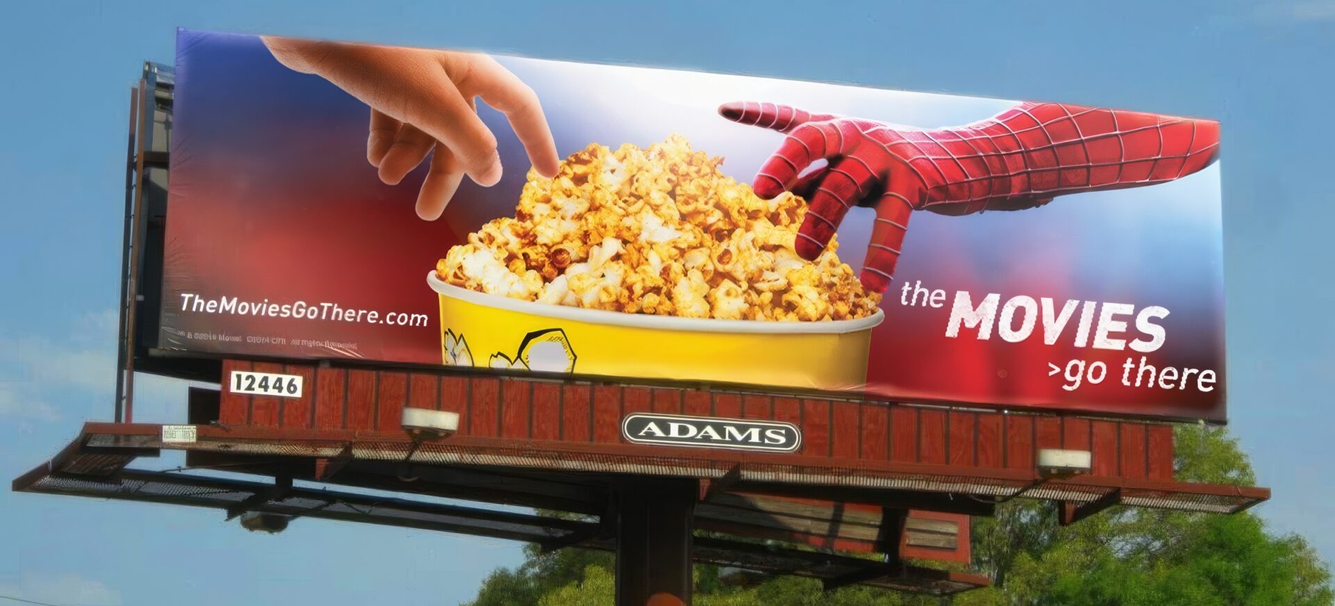 The Movies > Go there. Spiderman reaching for popcorn