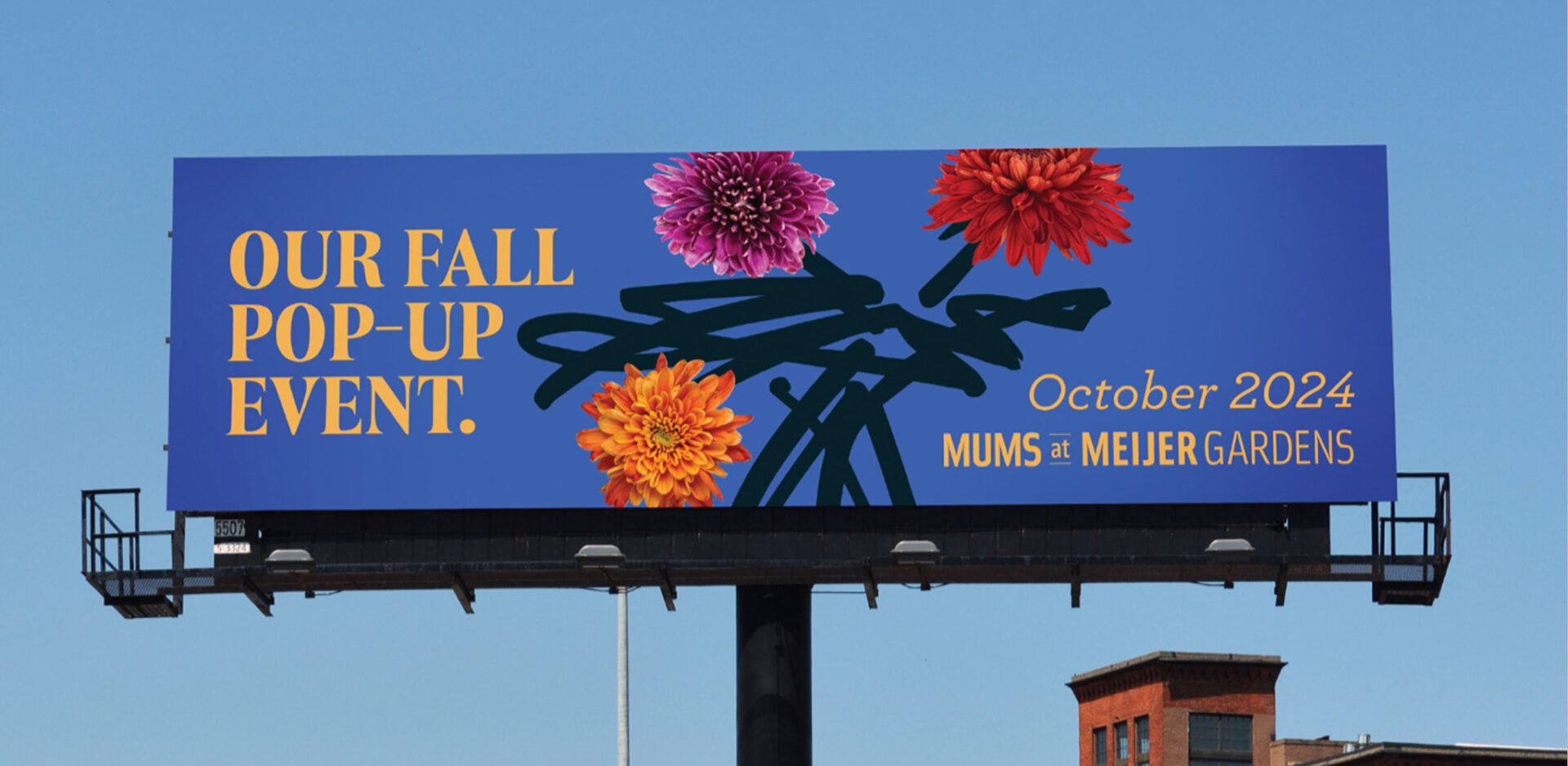 Out of home bulletin for Earthday.org showing trees and headline "nature's essential workers"